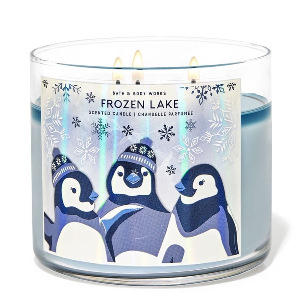 Bath & Body Works 3 wick Candle- Frozen Lake, NWT